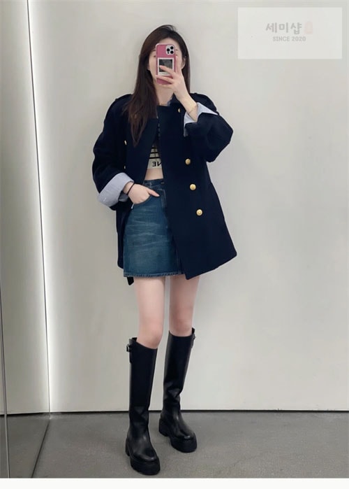 C E L I N E 셀린느 플랩 버클 하이탑 부츠 신발 1번 이미지
