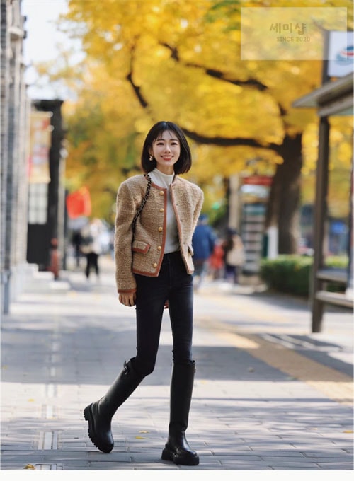 C E L I N E 셀린느 플랩 버클 하이탑 부츠 신발 14번 이미지