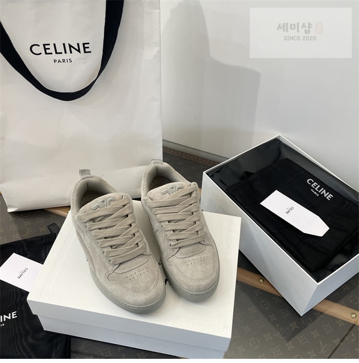 C E L I N E 셀린느 헌팅턴 로우 레이스업 스니커즈 신발 4번 이미지