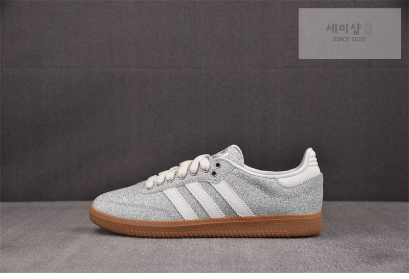 Adidas 아디다스 삼바 OG 스니커즈 메탈릭 실버 KI6264 신발 3번 이미지