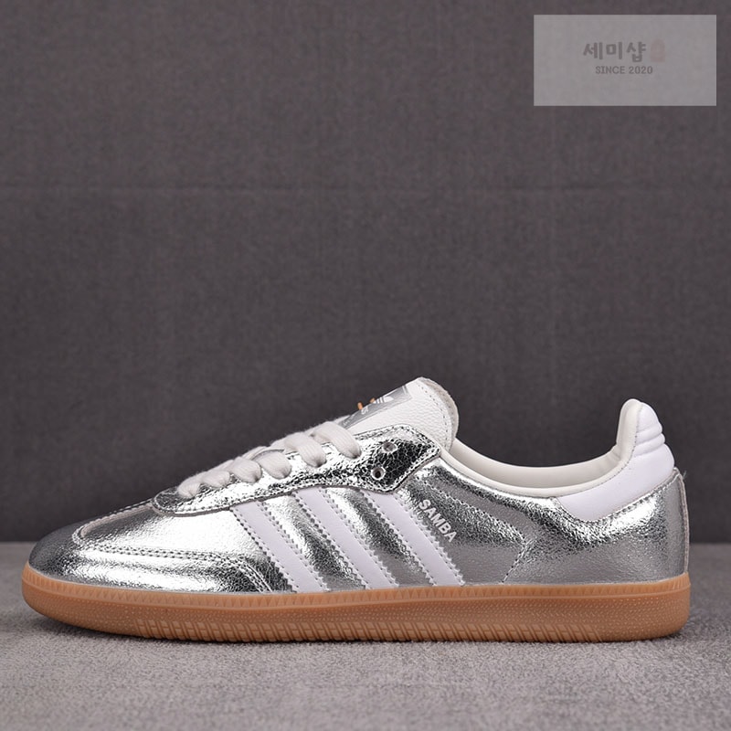 Adidas 아디다스 삼바 OG 실버 메탈릭 JR0035 신발 1번 이미지