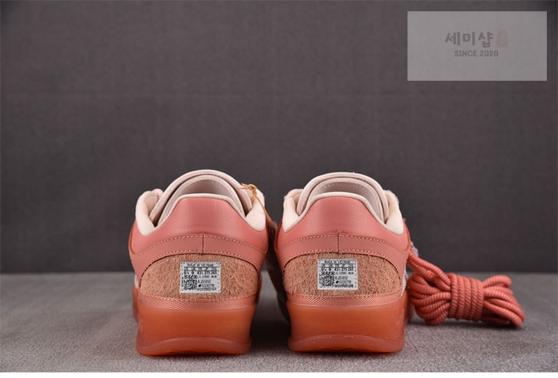 Adidas 아디다스 x 배드 버니 가젤 인도어 카보 로호 JS5052 신발 6번 이미지