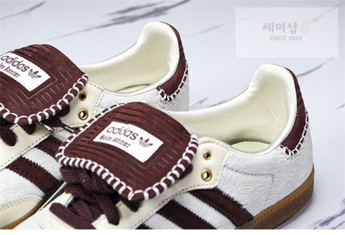 Adidas 아디다스x웨일즈보너 포니 토널 삼바 크림 화이트 미스테리 브라운 스니커즈 신발 12번 이미지
