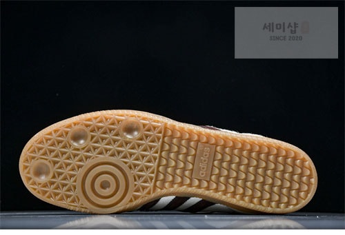 Adidas 아디다스x웨일즈보너 포니 토널 삼바 크림 화이트 미스테리 브라운 스니커즈 신발 16번 이미지
