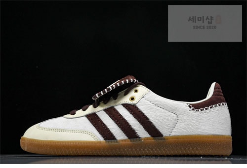 Adidas 아디다스x웨일즈보너 포니 토널 삼바 크림 화이트 미스테리 브라운 스니커즈 신발 17번 이미지