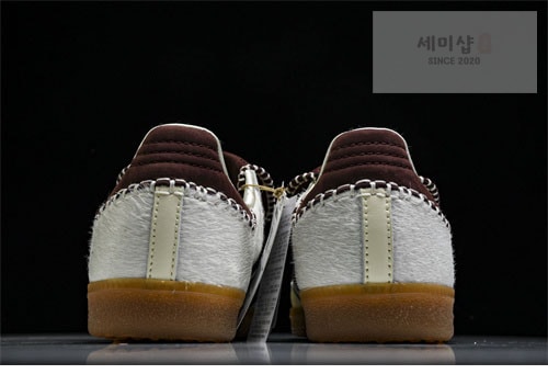 Adidas 아디다스x웨일즈보너 포니 토널 삼바 크림 화이트 미스테리 브라운 스니커즈 신발 28번 이미지