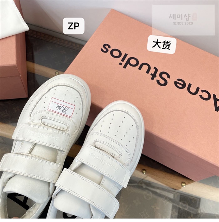 Acne Studios 아크네 24FW 벨크로 스트랩 통굽 스니커즈 신발 22번 이미지