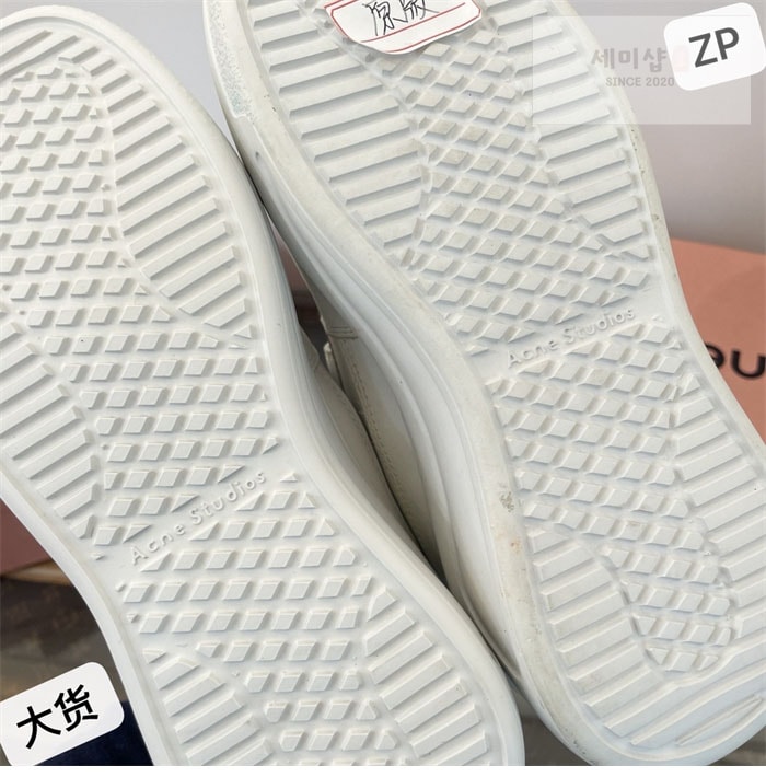 Acne Studios 아크네 24FW 벨크로 스트랩 통굽 스니커즈 신발 26번 이미지