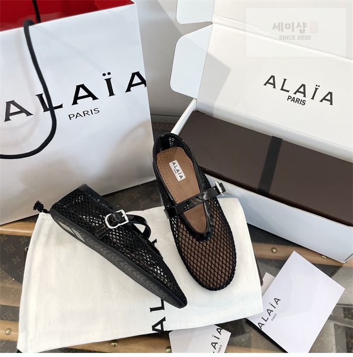 Alaia 알라이아 발레 플랫 슈즈 메쉬 신발 9번 이미지