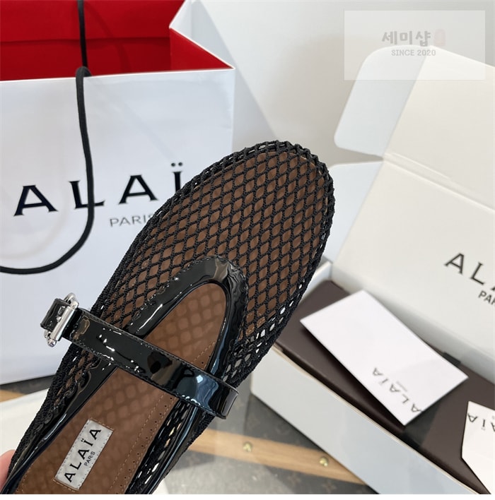 Alaia 알라이아 발레 플랫 슈즈 메쉬 신발 17번 이미지