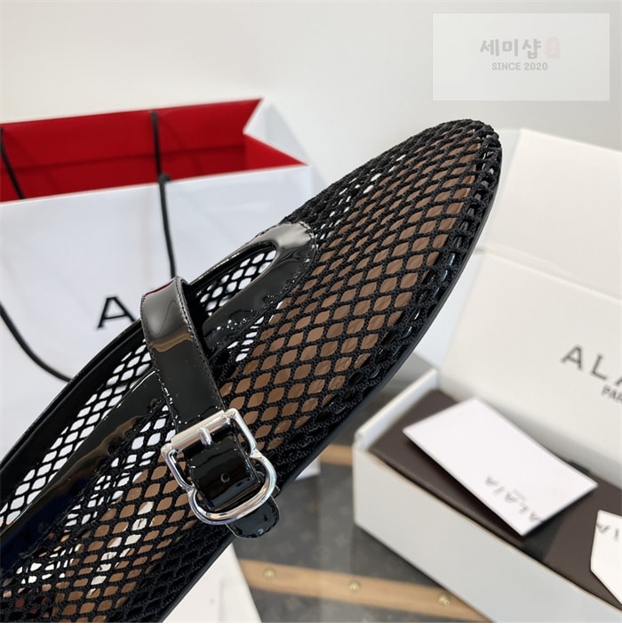 Alaia 알라이아 발레 플랫 슈즈 메쉬 신발 12번 이미지