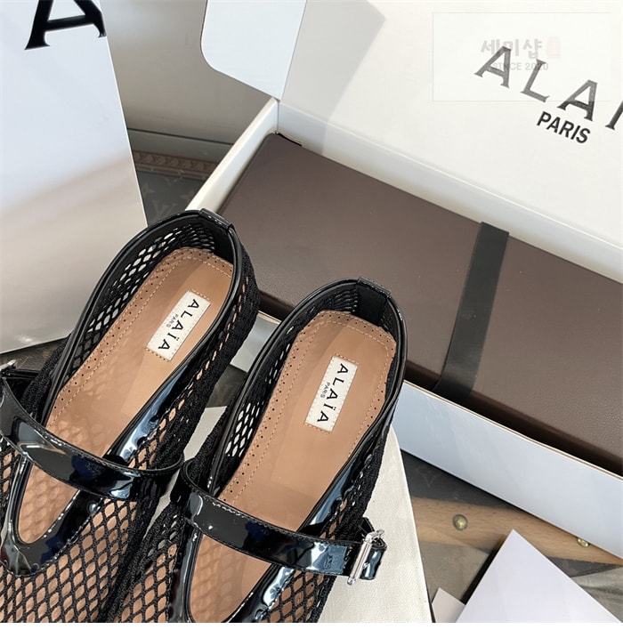 Alaia 알라이아 발레 플랫 슈즈 메쉬 신발 13번 이미지