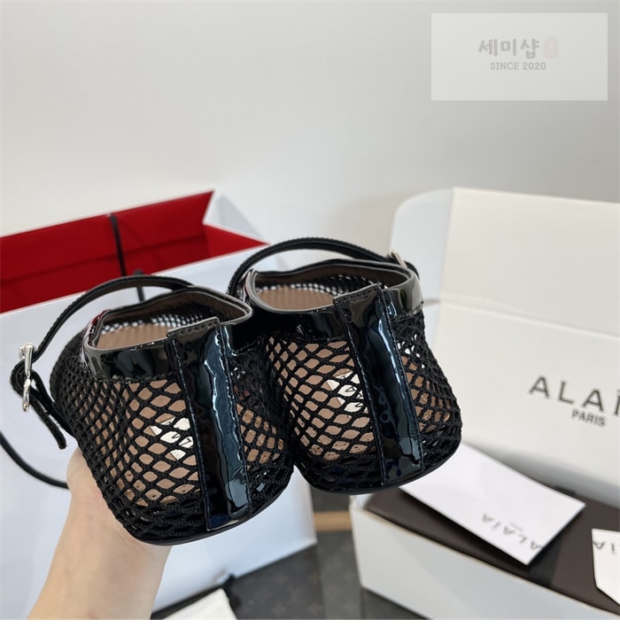 Alaia 알라이아 발레 플랫 슈즈 메쉬 신발 15번 이미지