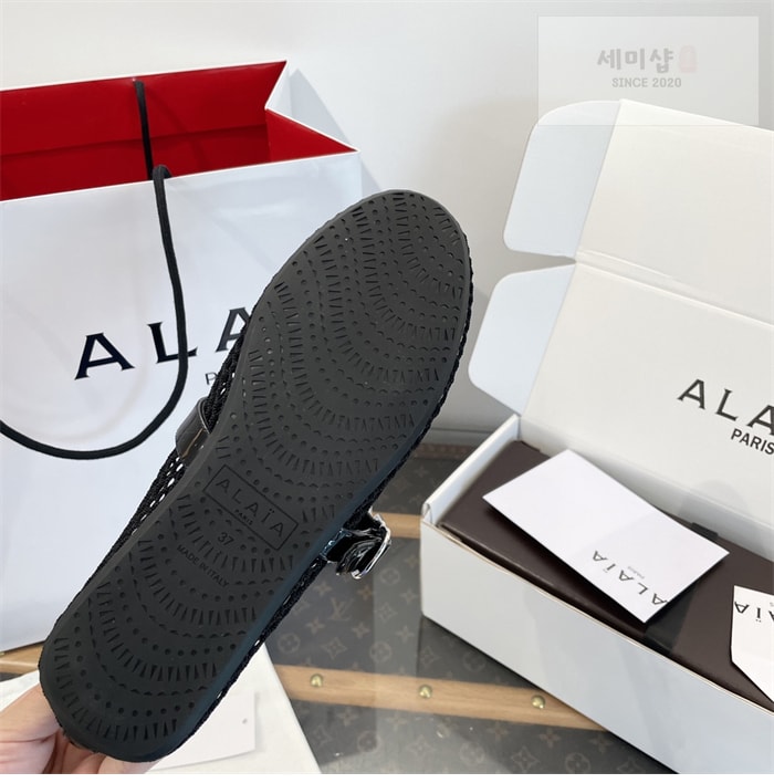Alaia 알라이아 발레 플랫 슈즈 메쉬 신발 16번 이미지