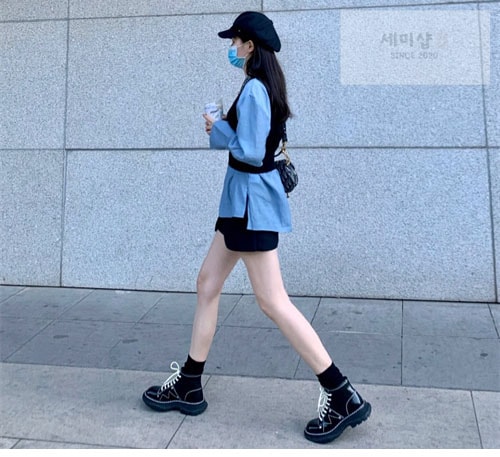 Alexander Mc Queen 알렉산더 맥퀸 트레드 레이스 업 부츠 신발 6번 이미지