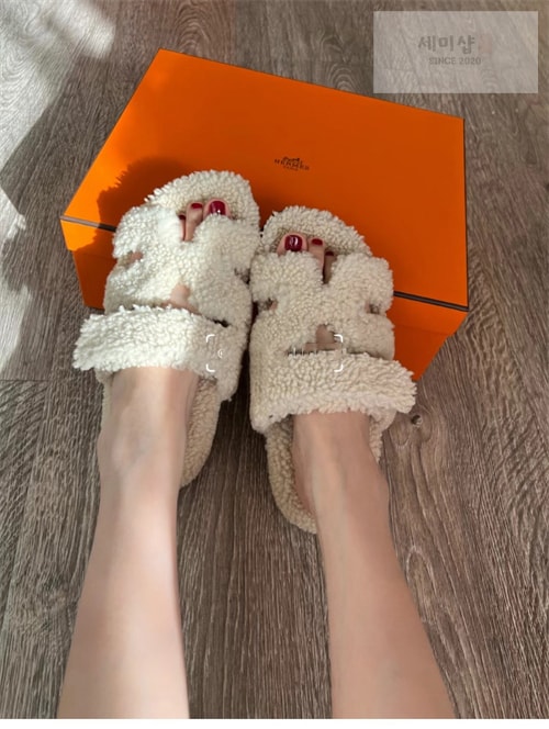 Hermes 에르메스 시프레 시어링 샌들 슬리퍼 신발 2번 이미지