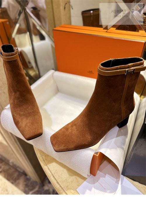 Hermes 에르메스 여성용 앵글 부츠 신발 7번 이미지