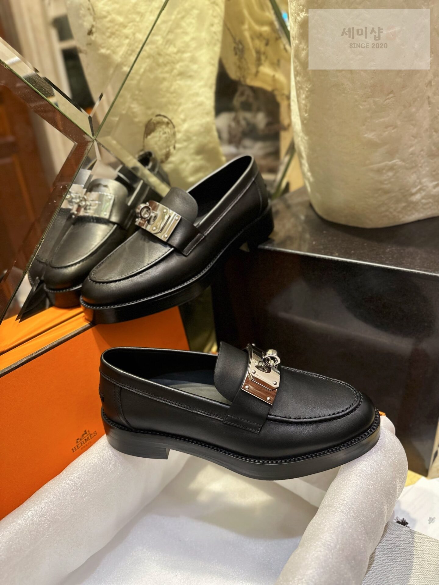 Hermes 에르메스 오버사이즈 KELLY 버클 핫 로퍼 “35SIZE – 40SIZE” 신발 10번 이미지