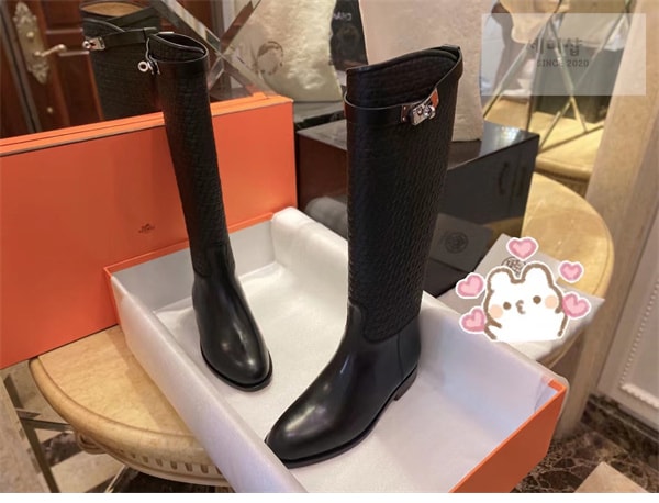 Hermes 에르메스 점핑 켈리 롱 부츠 신발 5번 이미지