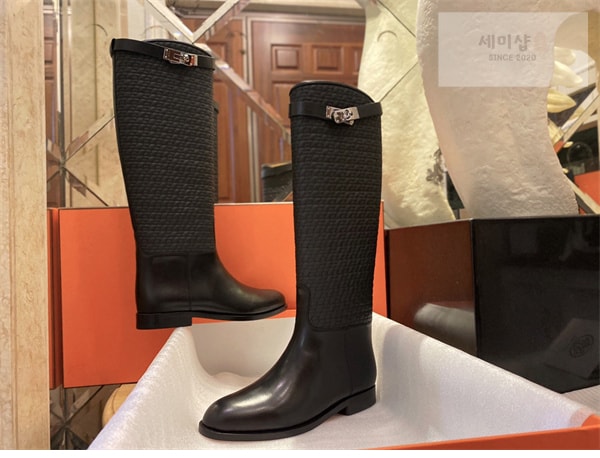 Hermes 에르메스 점핑 켈리 롱 부츠 신발 9번 이미지