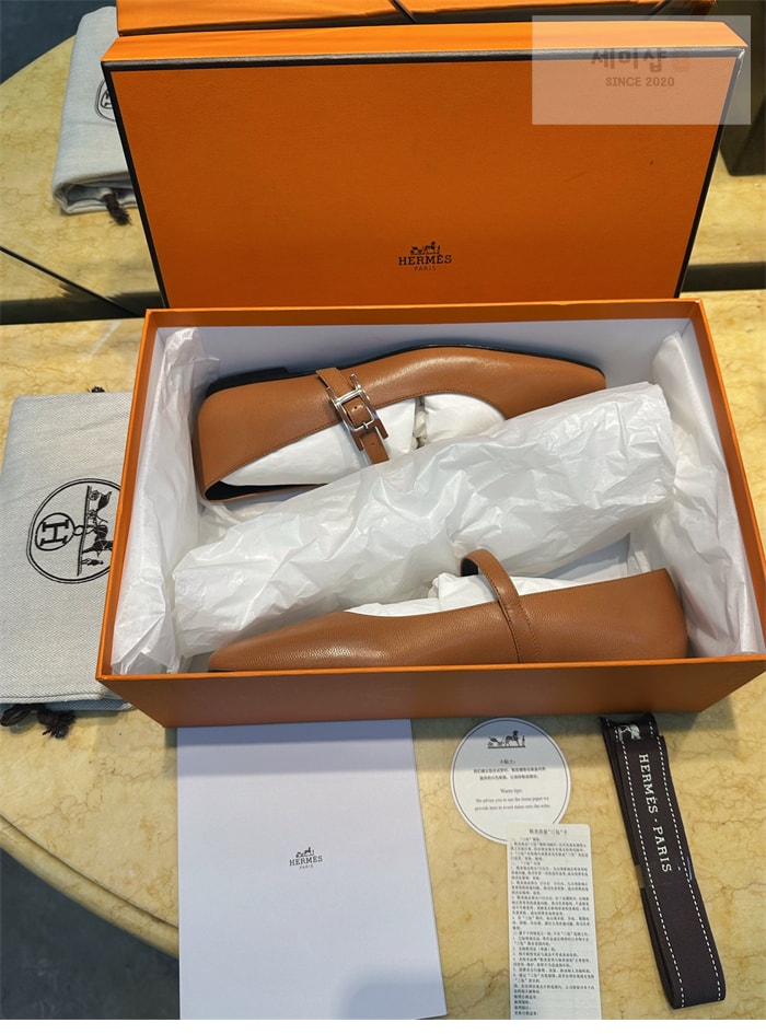 Hermes 에르메스 제인 발레플랫 슈즈 블랙 신발 7번 이미지