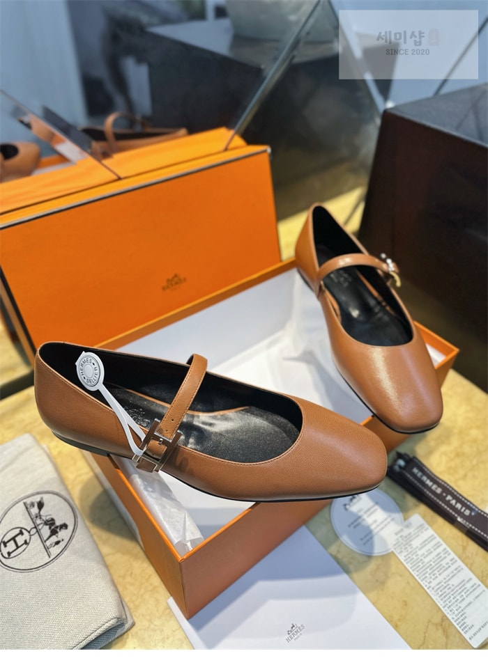 Hermes 에르메스 제인 발레플랫 슈즈 블랙 신발 8번 이미지