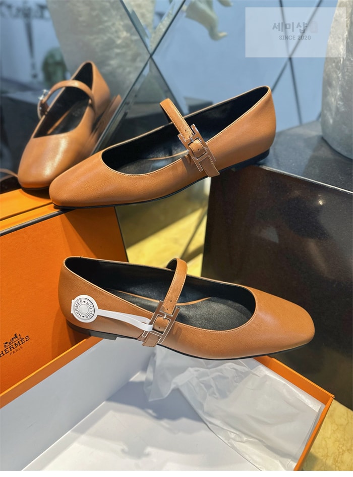 Hermes 에르메스 제인 발레플랫 슈즈 블랙 신발 9번 이미지