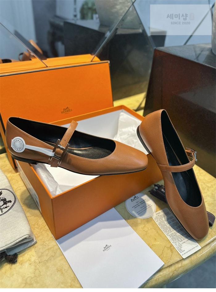 Hermes 에르메스 제인 발레플랫 슈즈 블랙 신발 12번 이미지
