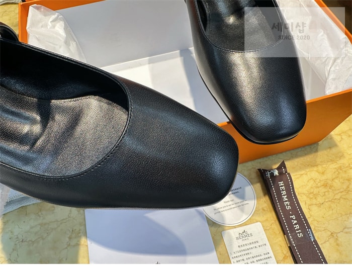 Hermes 에르메스 제인 발레플랫 슈즈 블랙 신발 28번 이미지