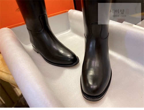 Hermes 에르메스 켈리 실버 버클 롱 부츠 신발 12번 이미지