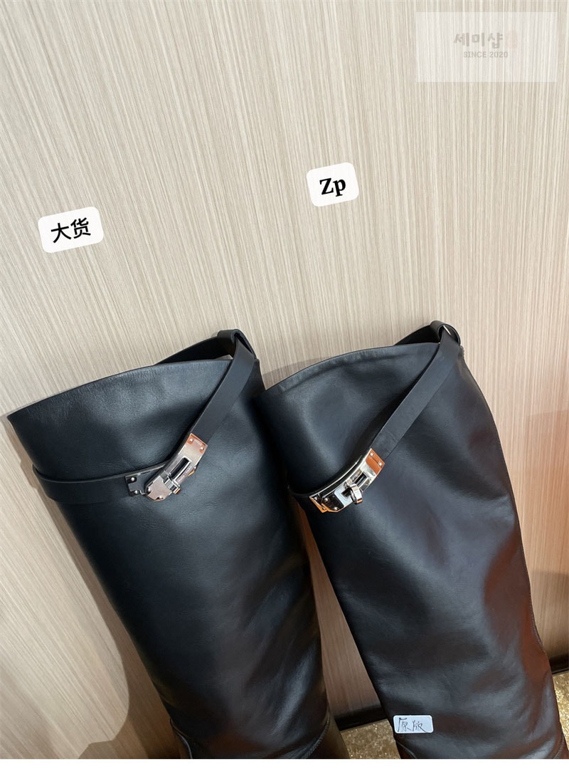 에르메스 에르메스 켈리 점핑 롱 부츠 스웨이드 신발 2번 이미지