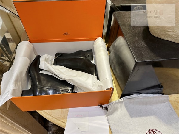 Hermes 에르메스 Homage 호마지 여성 앵클부츠 신발 3번 이미지