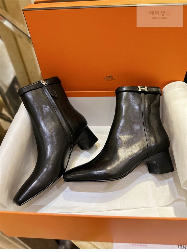 Hermes 에르메스 Homage 호마지 여성 앵클부츠 신발 7번 이미지