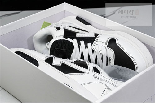 Off White 오프화이트 아웃 오브 오피스 레더 스니커즈 신발 19번 이미지