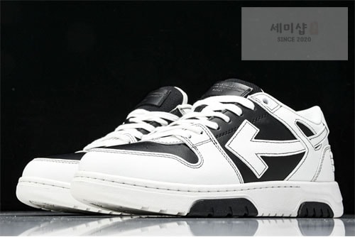 Off White 오프화이트 아웃 오브 오피스 레더 스니커즈 신발 22번 이미지