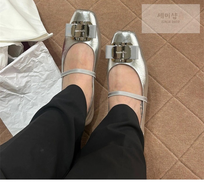 Ferragamo 페레가모 뉴 바라 플레이트 발레플랫 신발 7번 이미지