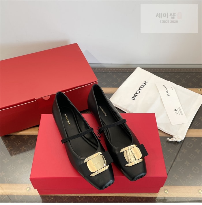 Ferragamo 페레가모 뉴 바라 플레이트 발레플랫 신발 8번 이미지