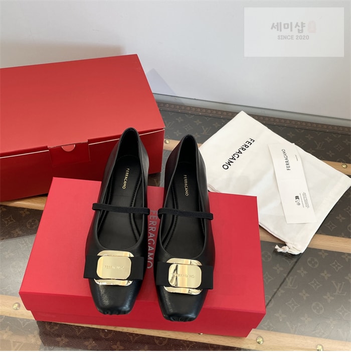 Ferragamo 페레가모 뉴 바라 플레이트 발레플랫 신발 10번 이미지