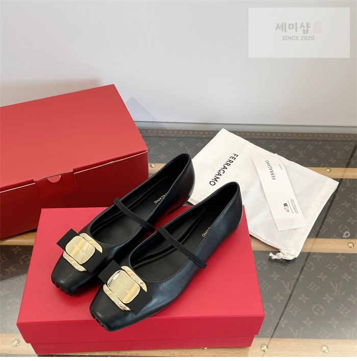 Ferragamo 페레가모 뉴 바라 플레이트 발레플랫 신발 11번 이미지