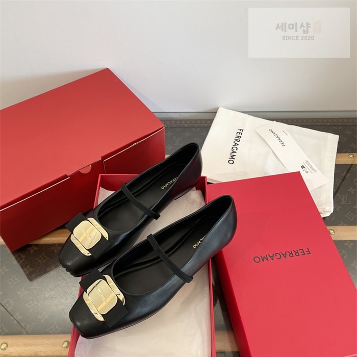 Ferragamo 페레가모 뉴 바라 플레이트 발레플랫 신발 13번 이미지