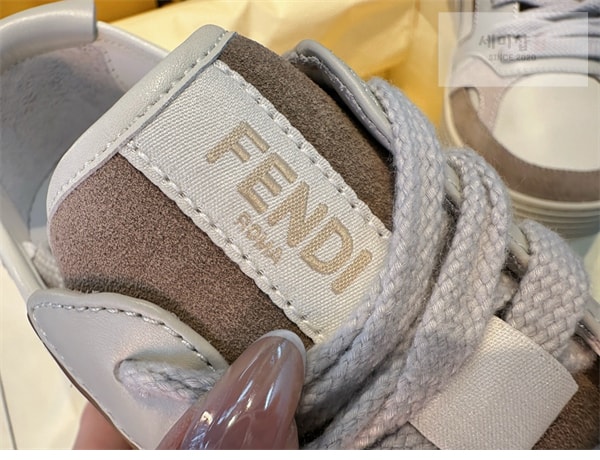 Fendi 펜디 스텝 레더 남성 스니커즈 신발 12번 이미지