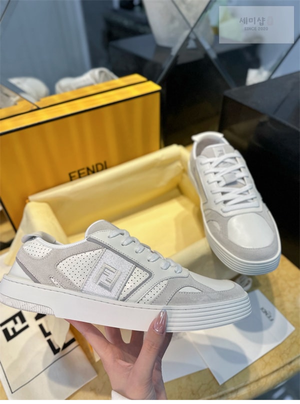 Fendi 펜디 스텝 레더 남성 스니커즈 신발 6번 이미지
