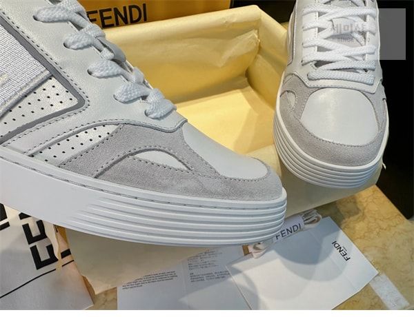 Fendi 펜디 스텝 레더 남성 스니커즈 신발 12번 이미지