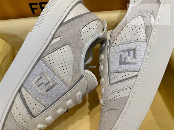 Fendi 펜디 스텝 레더 남성 스니커즈 신발 1번 이미지