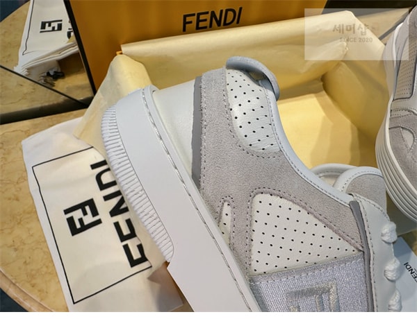 Fendi 펜디 스텝 레더 남성 스니커즈 신발 15번 이미지