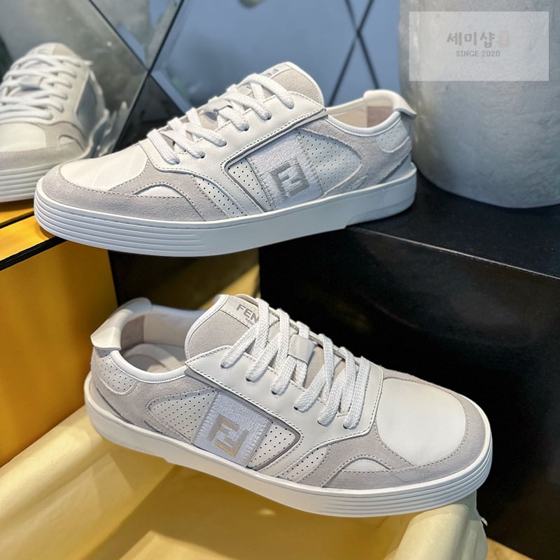 Fendi 펜디 스텝 레더 스니커즈 신발 3번 이미지