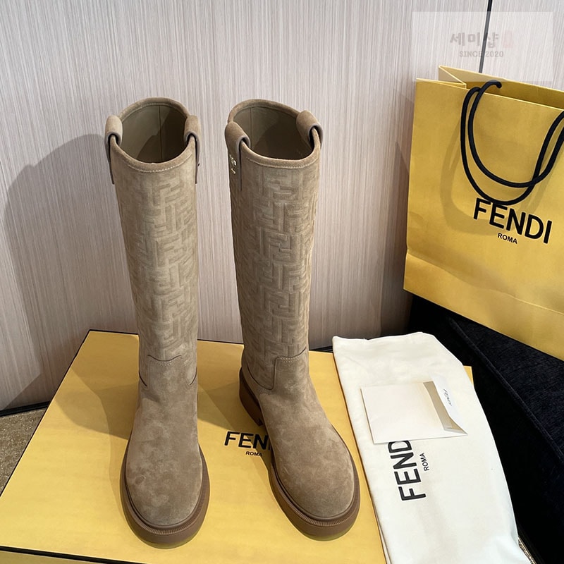 펜디 펜디 필로 스웨이드 롱 부츠 신발 15번 이미지