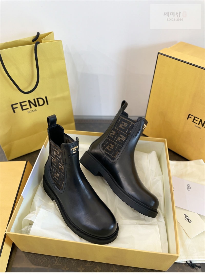Fendi 펜디 FF 자카드 필로 부츠 신발 7번 이미지