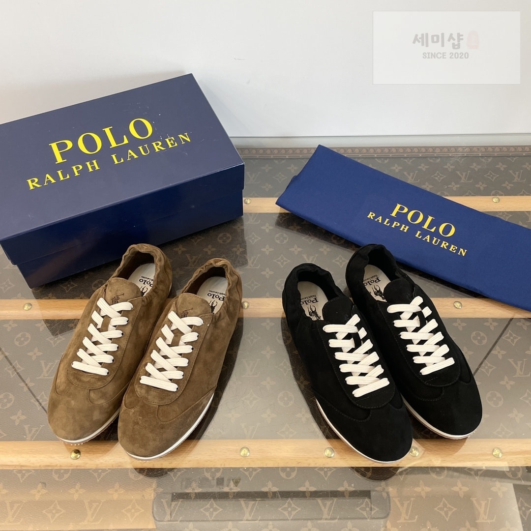 Polo Ralph Lauren 폴로 랄프로렐 포니 스웨이드 스니커즈 신발 3번 이미지