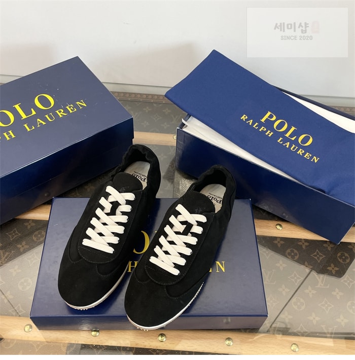 Polo Ralph Lauren 폴로 랄프로렐 포니 스웨이드 스니커즈 신발 8번 이미지